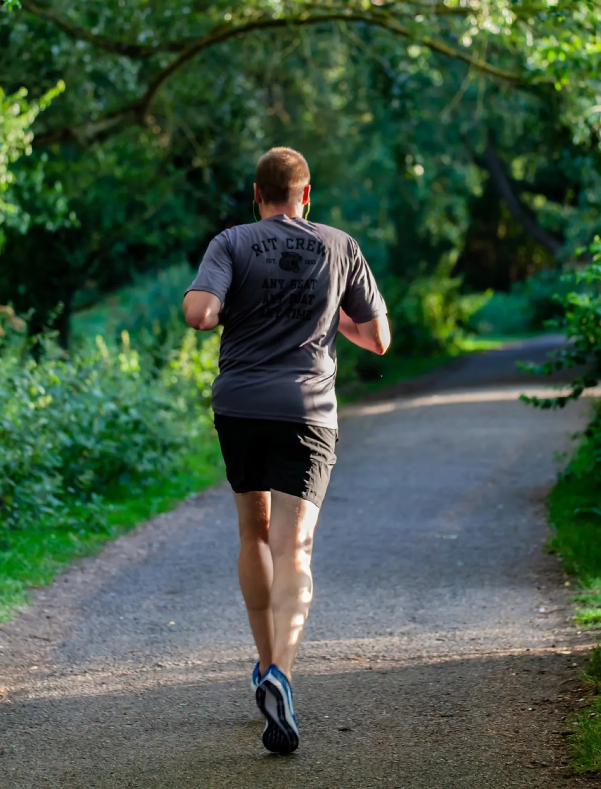 Hardloper onderweg