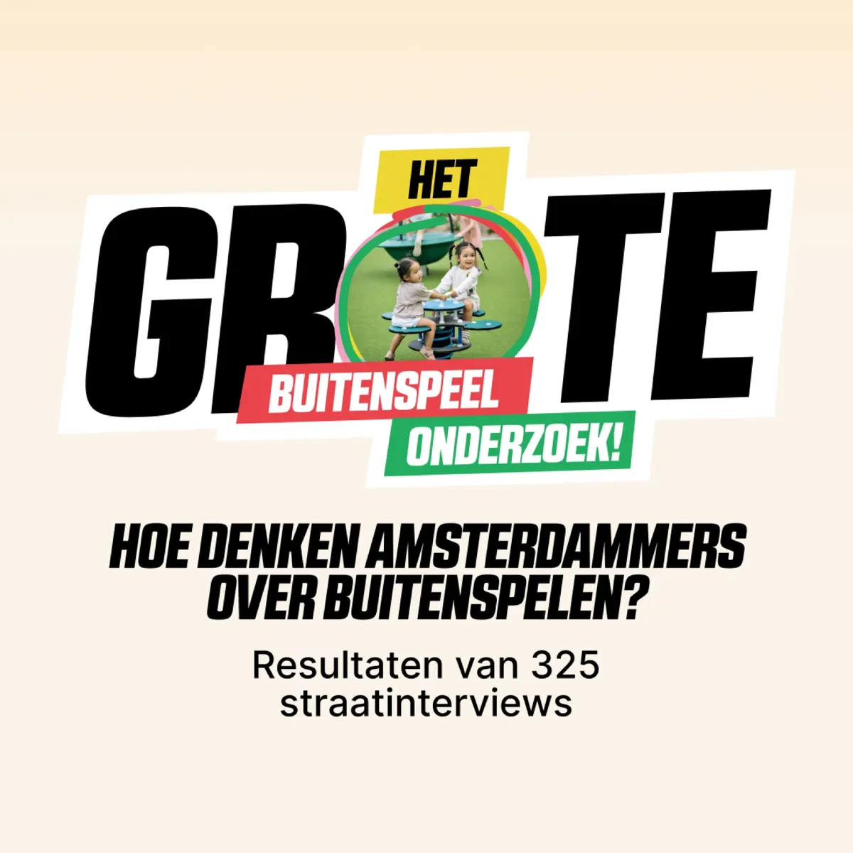 Factsheet met de resultaten van het straatonderzoek buitenspelen